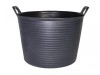 RUBI TILING TOOLS N. 3 FLEXTUB Plastic Tub Black 40 litre