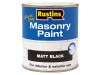 Rustins Quick Dry Masonry Paint Matt Black 250ml