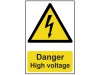 Scan Danger High Voltage - PVC Sign 200 x 300mm