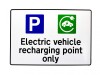 Scan Ev Recharging Point Only Rpvc 300X200mm