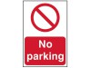 Scan No Parking - PVC Sign 400 x 600mm