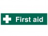 Scan First Aid - PVC Sign 200 x 50mm