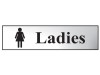 Scan Ladies - Polished Chrome Effect 200 x 50mm