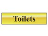 Scan Toilets - Polished Brass Effect 200 x 50mm