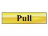 Scan Pull - Polished Brass Effect 200 x 50mm