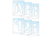Scan Letter & Number Stencil Kit 100mm