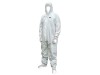 Scan Chemical Splash Resistant Disposable Coverall White Type 5/6 L (39-42in)