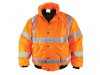 Scan Hi-Vis Bomber Jacket Orange - M (41in)
