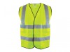 Scan Hi-Vis Yellow Waistcoat - XXXL (56in)