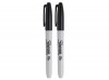 Sharpie Fine Tip Permanent Marker Black (Pack 2)