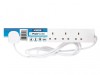 STATUS� Extension Lead 240V 6-Gang 13A White 2m