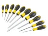 STANLEY 0-60-211 Essential Screwdriver Set, 10 Piece