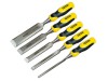 STANLEY DYNAGRIP Bevel Edge Chisel with Strike Cap Set, 5 Piece
