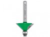 Trend C049 x 1/4 TCT Bearing Guided Chamfer Cutter 45° 12.7 x 32mm