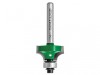 Trend C076 x 1/4 TCT Bearing Guided Ovolo & Round Over 6.3mm Radius