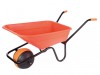 Walsall 90L Orange Polypropylene Wheelbarrow - Duraball