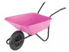 Walsall 90L Pink Polypropylene Wheelbarrow