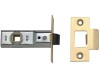 Yale Locks M888 Tubular Mortice Latch 64mm 2.5 in Polished Brass Pack of 3