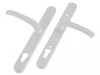 Yale Locks Retro Door Handle PVCu Polished PVD White Finish