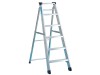 Zarges Industrial Swingback Steps Open, 2.16m Closed 2.35m 10 Rungs