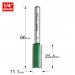 TREND C018X1/4TC TWO FLUTE 11.1MM DIA X 25.4MM CUT