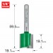 TREND C029X1/4TC TWO FLUTE 19.1MM DIA X 19.1MM CUT