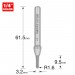 TREND C050X1/4TC RADIUS 1.6MM RAD X 3.2MM DIA