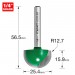 TREND C058X1/4TC RADIUS 12.7MM RAD X 25.4MM DIA