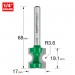 TREND C069X1/4TC STAFF BEAD 3.6MM RAD X 19.1MM CUT