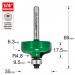 TREND C099X1/4TC S/GUIDED OGEE 6.3MM RAD