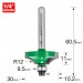 TREND C112X1/4TC FLAT OVOLO 12MM RAD X 11MM CUT