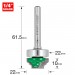TREND C131X1/4TC BROKEN OGEE 2.4MM RAD X 10MM CUT