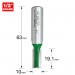 TREND C016X1/2TC TWO FLUTE 10MM DIA X 19.1MM CUT