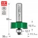 TREND C040X1/2TC SELF G/REBAT 35MM DIA X 12.7MM CUT