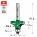 TREND C078X8MMTC ROUND/OVER 9.5MM RAD X 15.9MM CUT