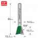 TREND C163X1/4TC DOVETAIL 15MM DIA X 104 DEG SPURS