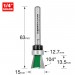TREND C162AX1/4TC DOVETAIL 15MM DIA X 104 DEG GUIDED