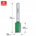 TREND C025BX8MMTC TWO FLUTE 16.0MM DIA X 25.0MM CUT
