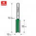 TREND C171X8MMTC TWO FLUTE 12MM DIA X 32MM CUT