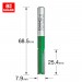 TREND C012X8MMTC TWO FLUTE 7.9MM DIA X 25.4MM CUT
