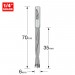 TREND C175X1/4TC DOWEL DRILL 6MM X 35MM CUT