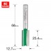 TREND C021X8MMTC TWO FLUTE 12.7MM DIA X 25.4MM CUT