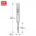 TREND C180X1/4TC DOWEL DRILL 3MM X 14MM CUT