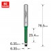 TREND C168X8MMTC GUIDED TRIMMER 6.35MM DIA X 25.4MM
