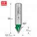 TREND C043X1/2TC CHAM V GROOV A=60 DEG X 12.7MM DIA