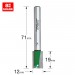 TREND C019AX8MMTC TWO FLUTE 12MM DIA X 19MM CUT C/T