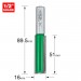 TREND C025DX1/2TC TWO FLUTE 16MM DIA X 51MM CUT C/T