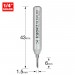 TREND C034BX1/4TC SINGLE FLUTE 1.5MM DIA X 6MM CUT