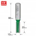 TREND C016CX1/2TC TWO FLUTE 10MM DIA X 25MM