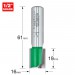 TREND C025AX1/2TC TWO FLUTE 16MM DIA X 19MM CUT